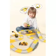 Автомобильный трек Дорожные работы, 333 детали, машинка на батарейке