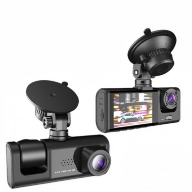 Автомобільний відеореєстратор Black Box Full HD 1080 на 3 камери