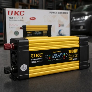 Перетворювач автомобільний інвертор UKC AC/DC UPS 1300 Вт