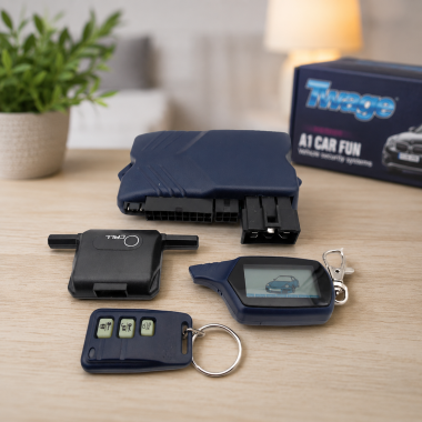 Автосигнализация CAR ALARM 2 WAY B9 / Двухсторонняя автомобильная сигнализация с автозапуском и интеллектуальным запуском двигателя