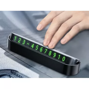 Автовизитка с телефоном (Паркововочная карта) Temporary Parking Card