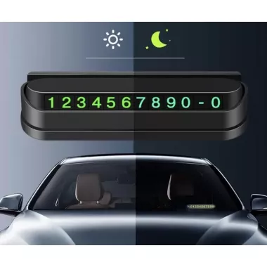 Автовизитка с телефоном (Паркововочная карта) Temporary Parking Card