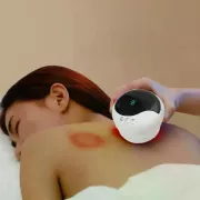 Антицелюлітний вакуумний масажер Intelligent Cupping Massage, акумуляторний ручний масажер для тіла Білий LY-873-White