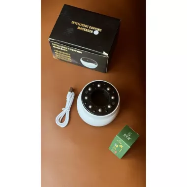 Антицелюлітний вакуумний масажер Intelligent Cupping Massage, акумуляторний ручний масажер для тіла Білий LY-873-White