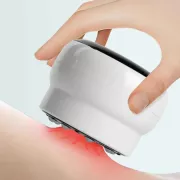 Антицелюлітний вакуумний масажер Intelligent Cupping Massage, акумуляторний ручний масажер для тіла Білий LY-873-White