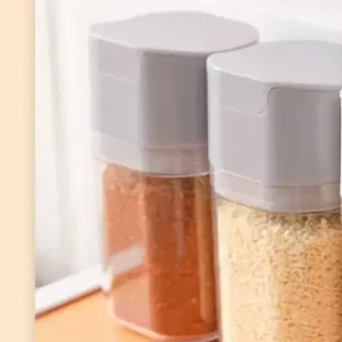 Баночка для специй, приправ и соусов с автоматической самооткрывающейся крышкой, бутылка с дозатором, герметичная