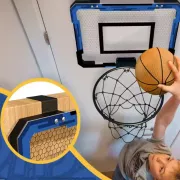 Баскетбольное кольцо с электронным табло / Детский набор для баскетбола Мяч и Щит с кольцом со звуковыми эффектами