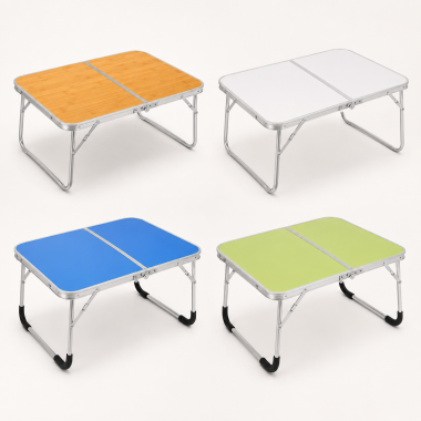 Синий  Стол компактный складной для дома, кемпинга-пикника Folding table AND844-846