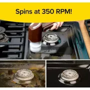 Беспроводная электрическая щетка для уборки и мойки посуды с 5 сменными насадками, USB зарядка