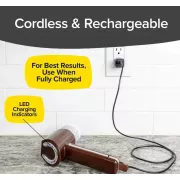 Беспроводная электрическая щетка для уборки и мойки посуды с 5 сменными насадками, USB зарядка