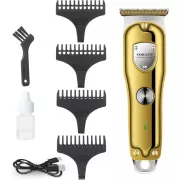 Беспроводная машинка для стрижки волос Sokany SK-LF-16003 4 насадки золотистый