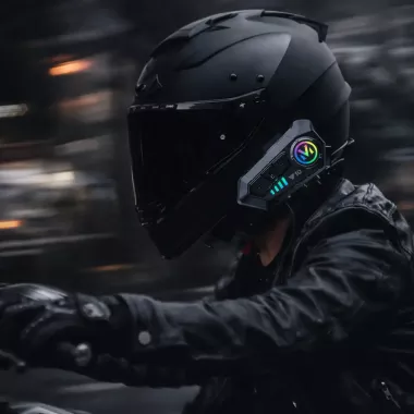 Беспроводная мотогарнитура Y10 на шлеме Bluetooth 5.3