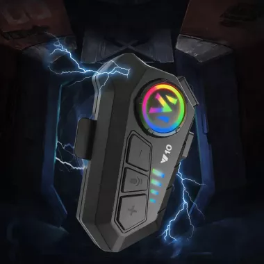 Беспроводная мотогарнитура Y10 на шлеме Bluetooth 5.3