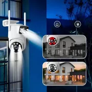 Беспроводная поворотная WiFi камера SZSINOCAM TY-Q2 O-KAM Pro / Внешняя камера видеонаблюдения