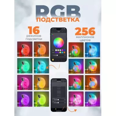 Беспроводная умная колонка ночник Улитка Conch Music Light 4 в 1 портативный RGB светильник с Bluetooth Беспроводная умная колонка ночник Улитка Conch Music Light 4 в 1 портативный RGB светильник с Bluetooth