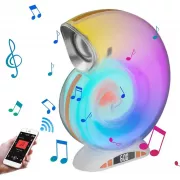 Беспроводная умная колонка ночник Улитка Conch Music Light 4 в 1 портативный RGB светильник с Bluetooth