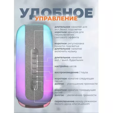 Беспроводная умная колонка ночник Улитка Conch Music Light 4 в 1 портативный RGB светильник с Bluetooth Беспроводная умная колонка ночник Улитка Conch Music Light 4 в 1 портативный RGB светильник с Bluetooth