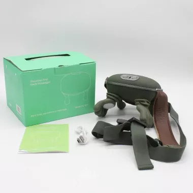 Беспроводной массажер для шеи и плеч, 10 режимов / Электромассажер с подогревом для спины USB