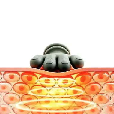 Беспроводной массажер для шеи и плеч, 10 режимов / Электромассажер с подогревом для спины USB