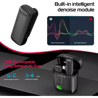 Бездротовий петличний мікрофон J11 для Iphone Lightning iOS Петлічка для блогера