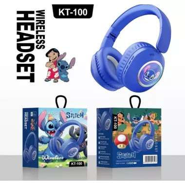 Беспроводные наушники Стич KT-100 для детей и подростков