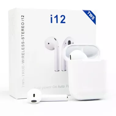 Беспроводные сенсорные наушники i12 TWS