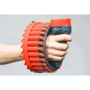 Бластер-пулемет GROWLER Игрушечный Автоматический На аккумуляторе С 28 мягкими пулями-присосками