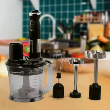 Блендер DOMOTEC MS-5106 5в1 (погружной, 800Вт, нерж.) Блендер DOMOTEC MS-5106 5в1 (погружной, 800Вт, нерж.)