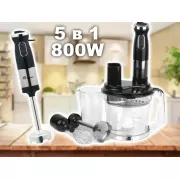 Блендер DOMOTEC MS-5106 5в1 (погружной, 800Вт, нерж.)