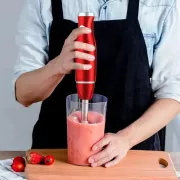 Блендер погружной 3в1, 450Вт, TEXET THB-05 / Ручной блендер измельчитель / Кухонный блендер / Блендер миксер