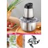 Блендер Raf Food Processor R7019 кухонний подрібнювач 250W металева чаша на 2 л чоппер Блендер Raf Food Processor R7019 кухонний подрібнювач 250W металева чаша на 2 л чоппер
