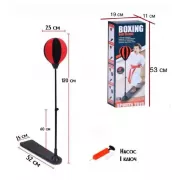 Боксерский набор с надувной грушей на стойке 120 см и перчатками / Детский боксерский набор