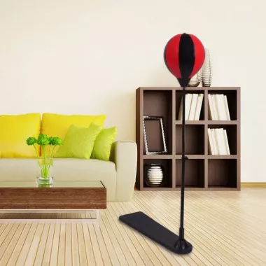 Боксерский набор с надувной грушей на стойке 120 см и перчатками / Детский боксерский набор