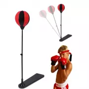 Боксерский набор с надувной грушей на стойке 120 см и перчатками / Детский боксерский набор