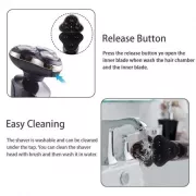 Бритва Электрическая на 3 плавающие головки DSP 60017 Роторная Электробритва мужская для влажного и сухого бритья