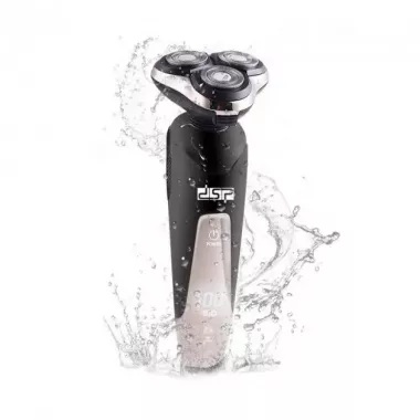 Бритва Электрическая на 3 плавающие головки DSP 60017 Роторная Электробритва мужская для влажного и сухого бритья