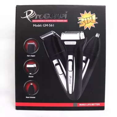 Бритва-триммер 3 в 1 GEMEI GM 561