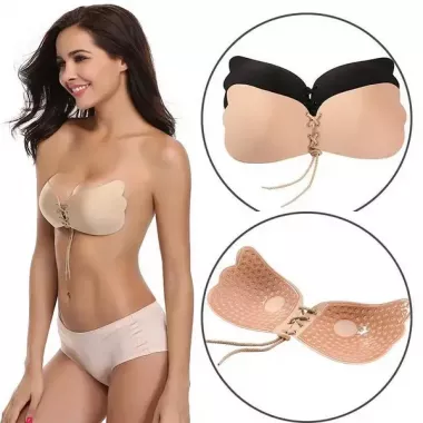 Бюстгальтер-невидимка Fly Bra ліфчик без бретелів на шнурівці