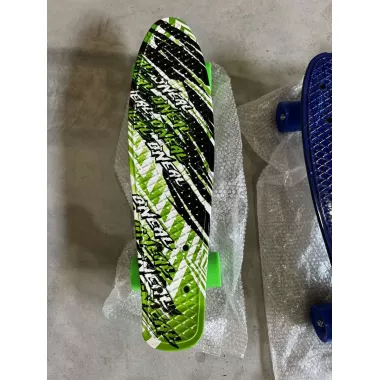 Пенни борд скейтборд Penny Board Fish Skateboards 22 ABEC-7 с светящимися колесами
