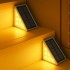 Вуличний світильник для сходів на сонячній батареї 13 LED / Кутовий світильник на сходи теплий білий / Сонячні декоративні світильники комплект з 6 штук Вуличний світильник для сходів на сонячній батареї 13 LED / Кутовий світильник на сходи теплий білий / Сонячні декоративні світильники комплект з 6 штук
