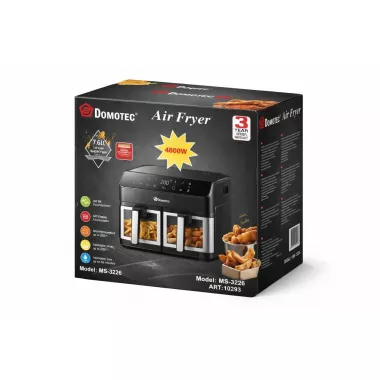 Аерофритюрниця DOMOTEC Air Fryer MS-3226, 4800 Вт