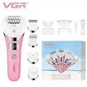 Многофункциональный аккумуляторный эпилятор с подсветкой VGR V-759 5в1 женская электробритва
