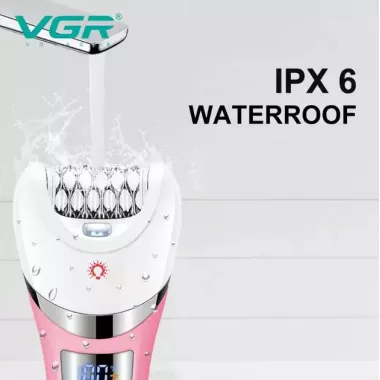 Многофункциональный аккумуляторный эпилятор с подсветкой VGR V-759 5в1 женская электробритва