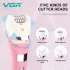 Многофункциональный аккумуляторный эпилятор с подсветкой VGR V-759 5в1 женская электробритва