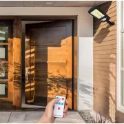 Вуличний ліхтар на стовп Solar sensor light BK-120-8COB-B з датчиком руху та сонячною панеллю