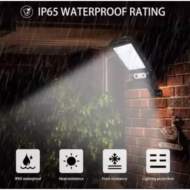 Вуличний ліхтар на стовп Solar sensor light BK-120-8COB-B з датчиком руху та сонячною панеллю Вуличний ліхтар на стовп Solar sensor light BK-120-8COB-B з датчиком руху та сонячною панеллю