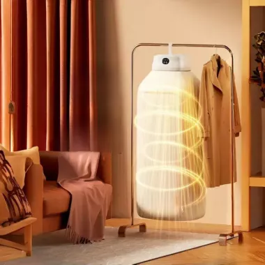 Подвесная электросушилка для одежды Portable Drying Machine SH-005 с чехлом /  Портативная сушилка для белья с таймером