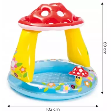 Надувной бассейн Intex Грибочек 102 x 89 см 57114
