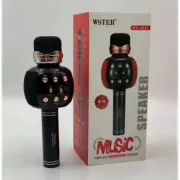 Беспроводной караоке микрофон с динамиком 5 тембров USB AUX FM Wster WS-2911