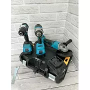 Набор инструмента 3 в 1 20V/4A Шуруповерт, Болгарка, Гайковерт